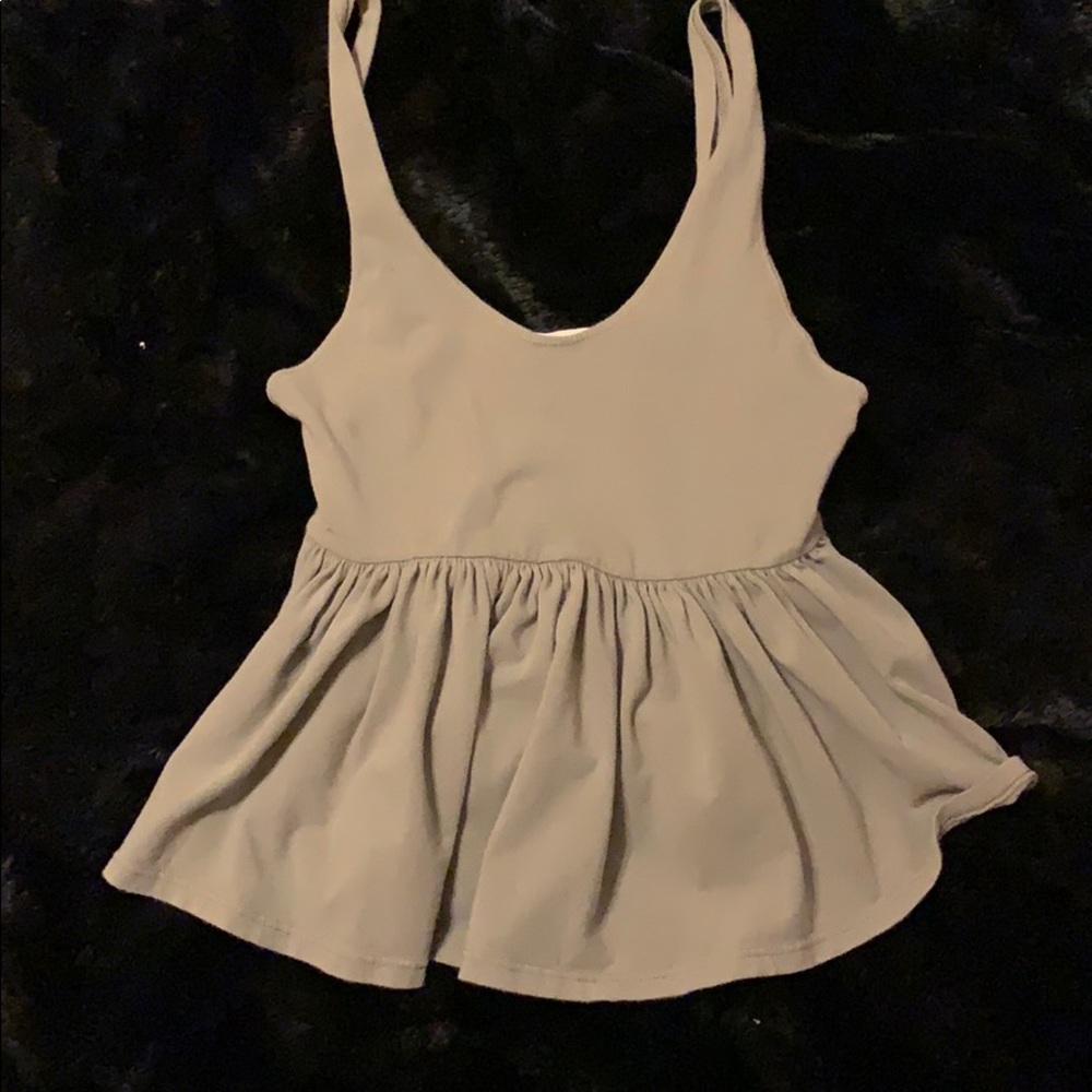 Peplum tank top